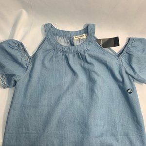 Chambray Blouse girls size 15/16